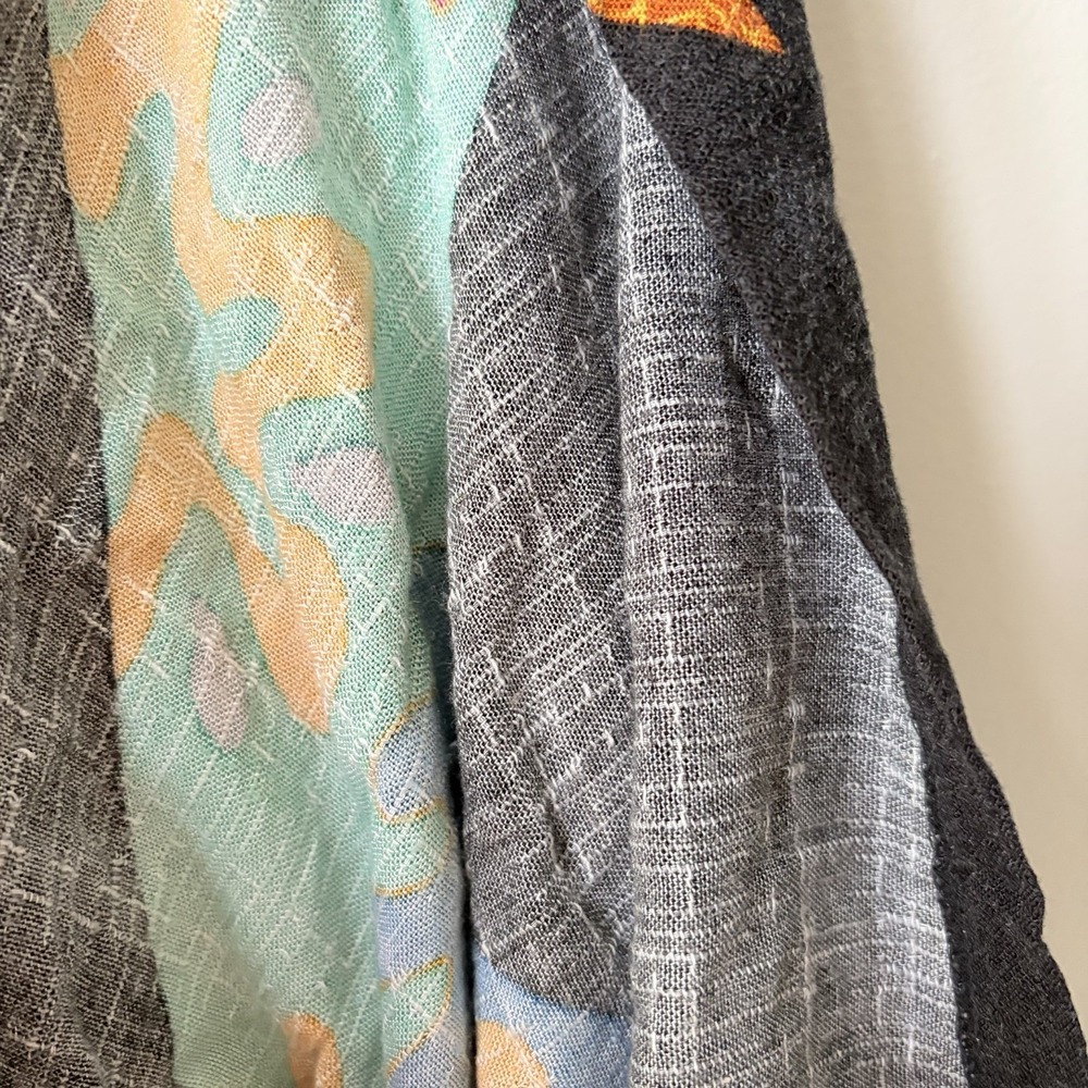 Vintage 90's Worthington Maxi Skirt Women's Size 8 Colorful Pockets Boho Artsy - Picture 8 of 11